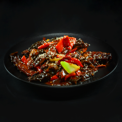 QIAN-SO veal with black mushrooms